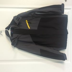 Boys grey and black jacket size 8